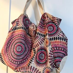 Big Buddha Multicolor Mandala Overnight Bag